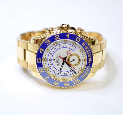 18kt yellow gold yacht master 2 rolex|Rolex 44mm yacht master ii.